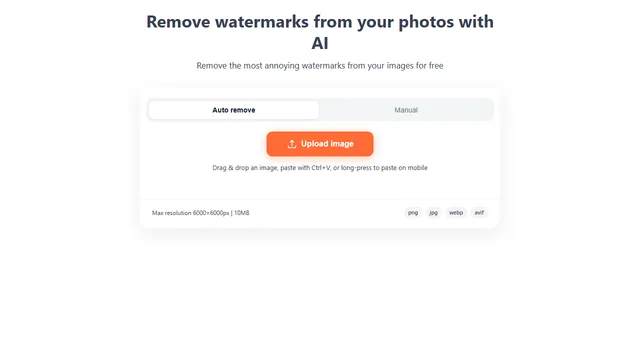 BackgroundCanvas.app watermark removal tool interface