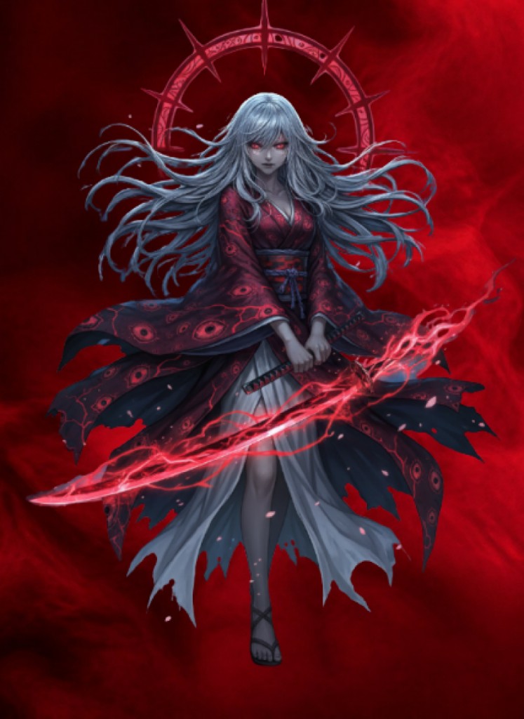 Same product on a solid red background after AI background swap