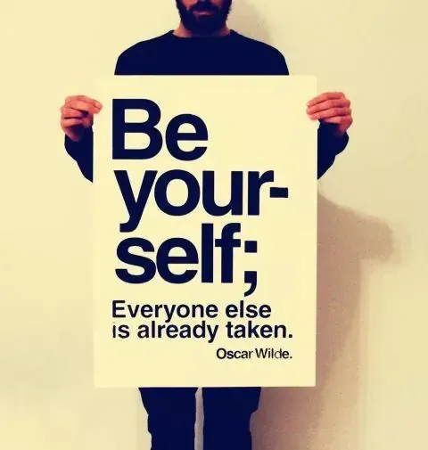 Image with large slogan and overlay text before AI removal